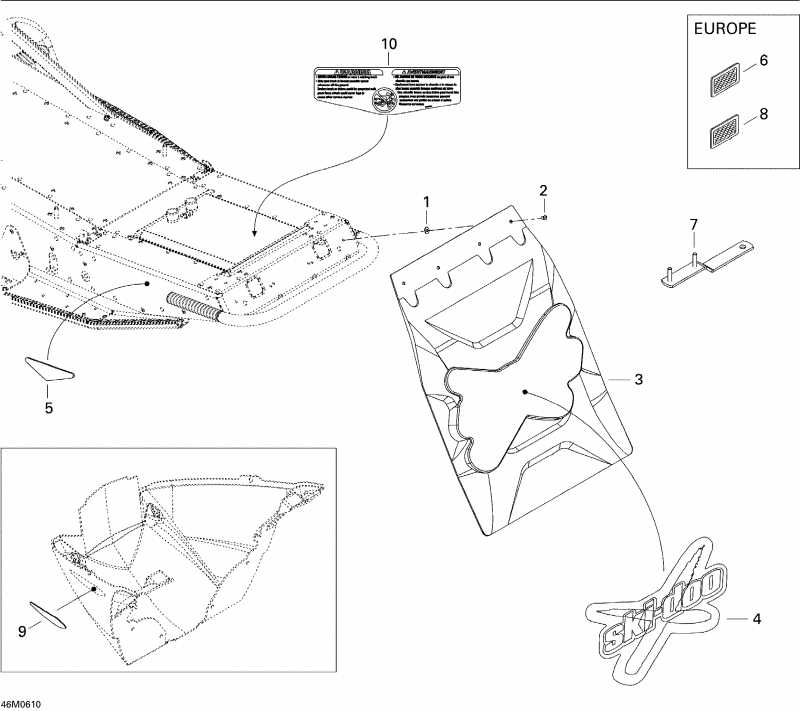 snowmobile SkiDoo MX Z 440 Racing, 2006  - Utilities