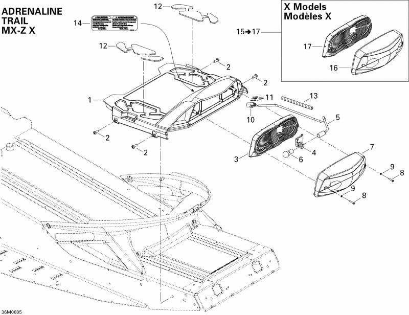   MX Z 600 HO Adrenaline, 2006 - Luggage Rack 600