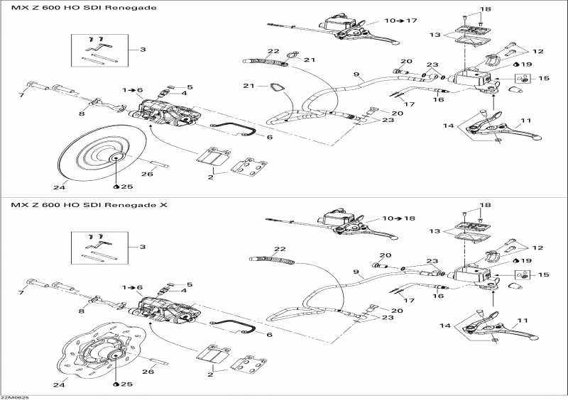    MX Z 600 HO SDI Renegade & Renegade X, 2006 -  