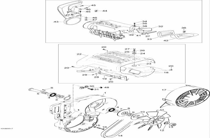 snowmobile Ski Doo Skandic LT 440F, 2006 -  System