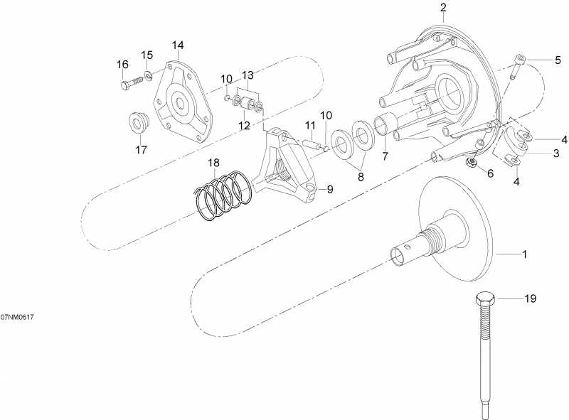  ski-doo Skandic LT 440F, 2006  - Drive Pulley