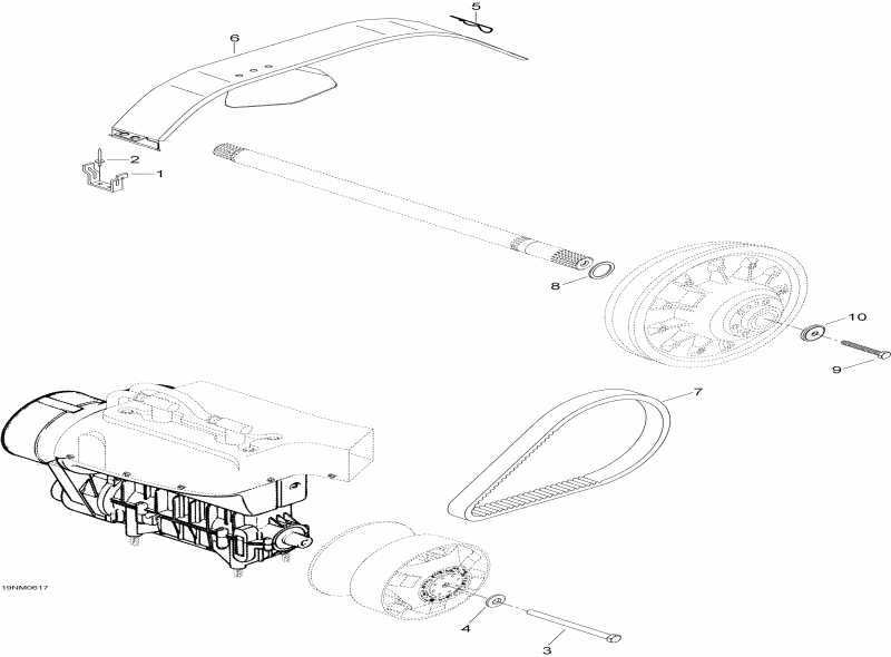    Skandic LT 440F, 2006 - Pulley System