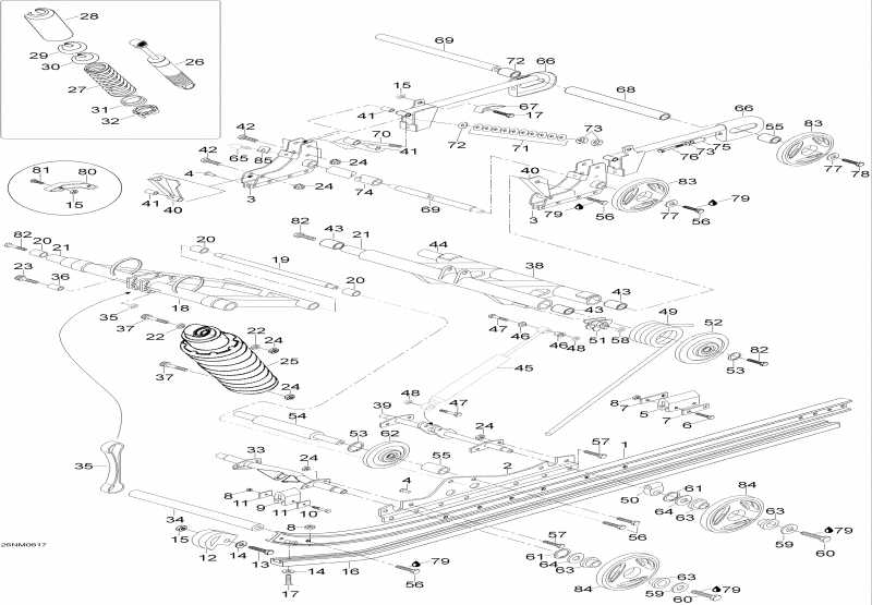 snowmobile - Rear Suspension