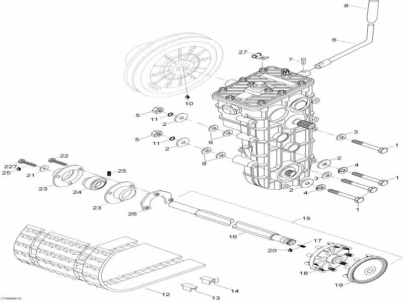 �������� Ski Doo Skandic SUV 600, 2006 ������ - Drive System 600 Suv