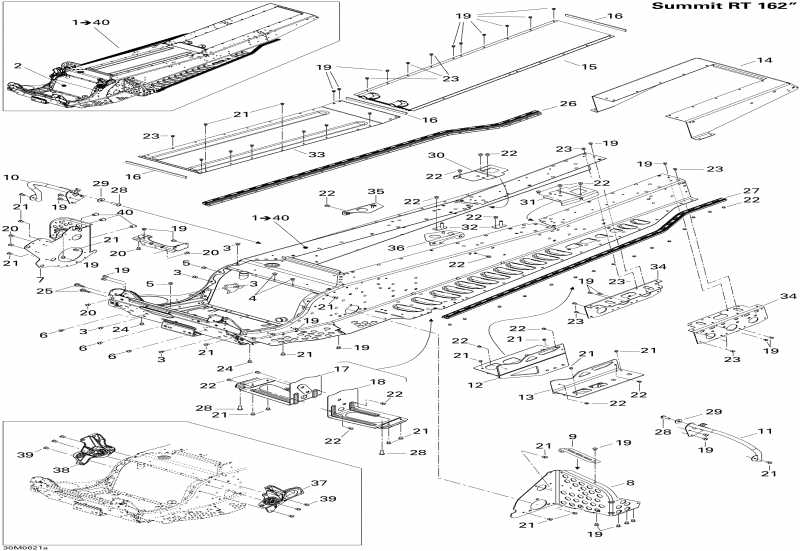  BRP Summit 1000 SDI, Highmark & Highmark X, 2006 - Frame Rt 162