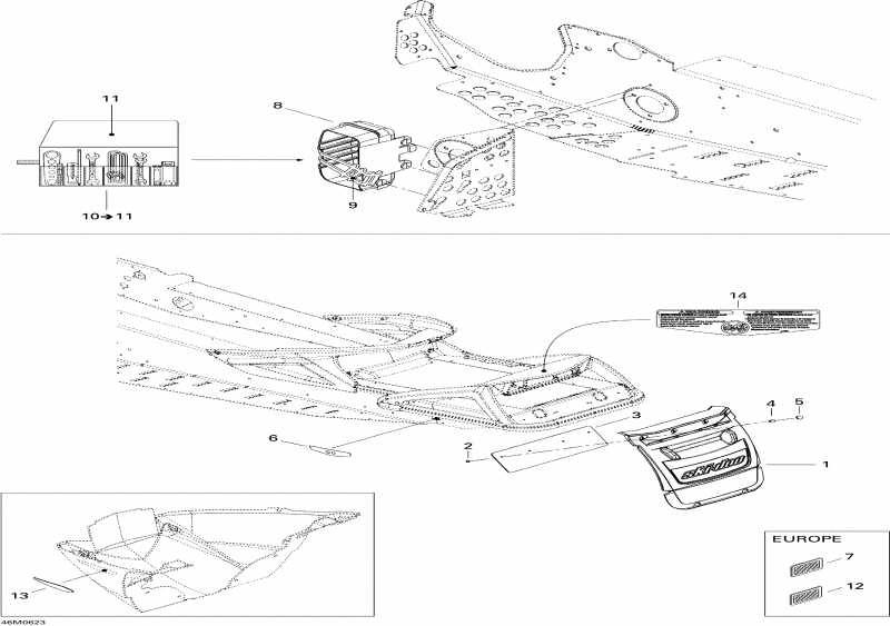 BRP SkiDoo Summit 550F, 2006 - Utilities