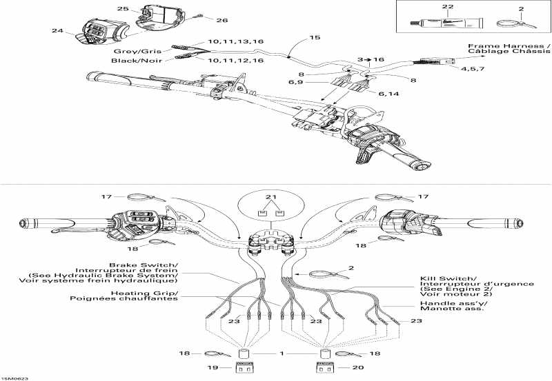    Summit 550F, 2006 - Steering Wiring Harness