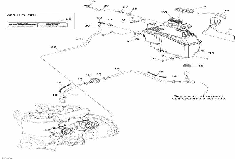  Summit 800 HO, Adrenaline & X, 2006 - Oil System 800ho