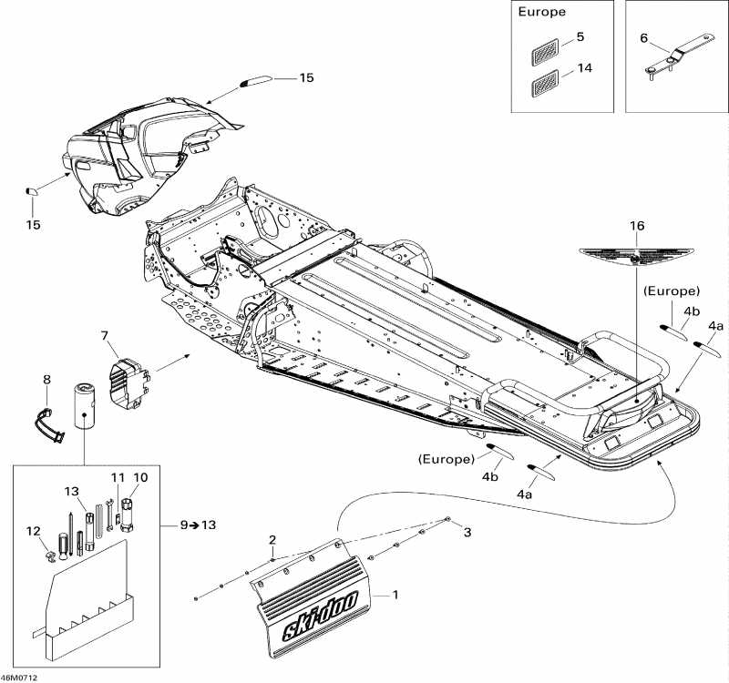  Ski Doo  Expedition Sport 550F, 2007 - Utilities