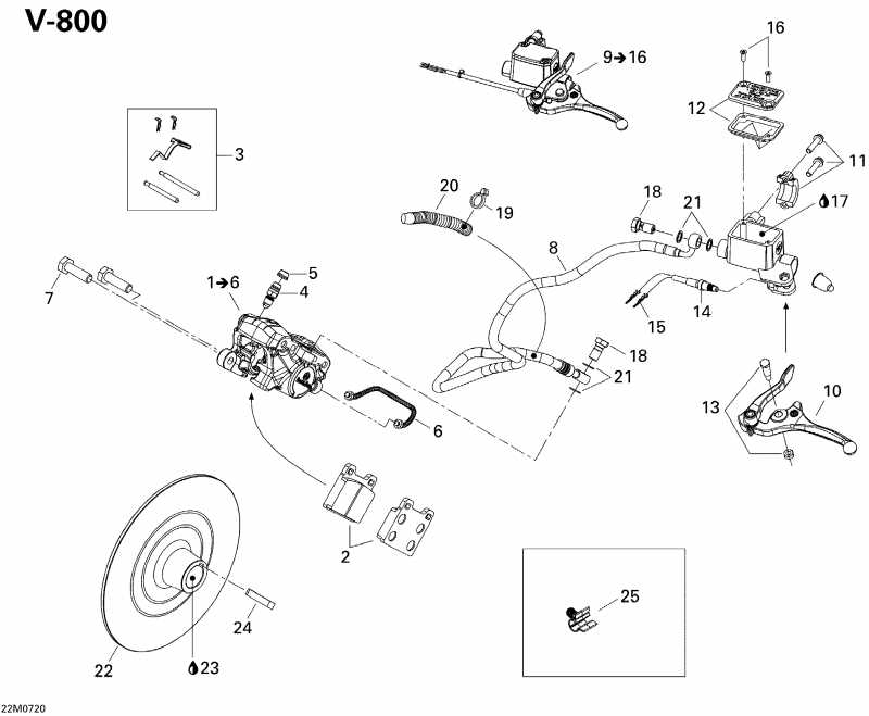 Ski-doo  Expedition Sport V-800, 2007 - Hydraulic Brakes