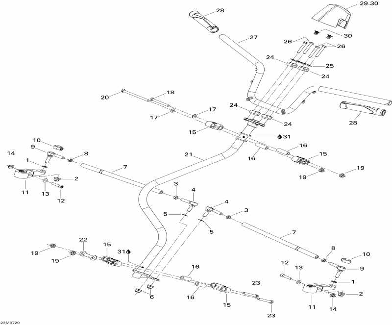 BRP Expedition Sport V-800, 2007 - Steering System