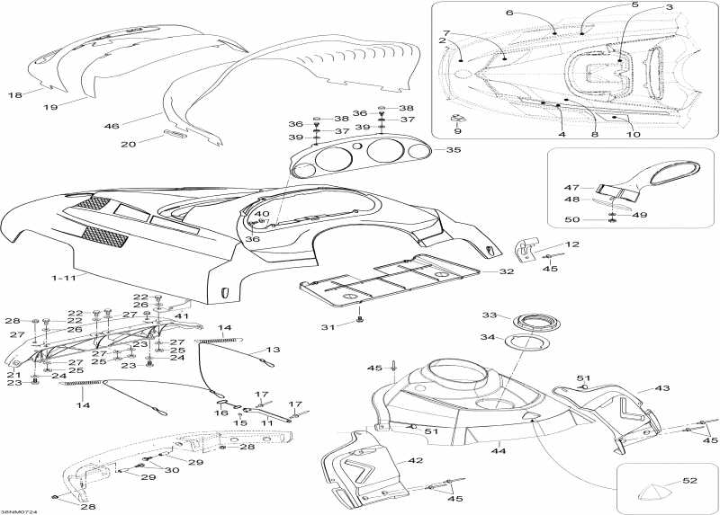 �������� SKIDOO ������ Expedition TUV 1300 (Europe) , 2007 - Hood
