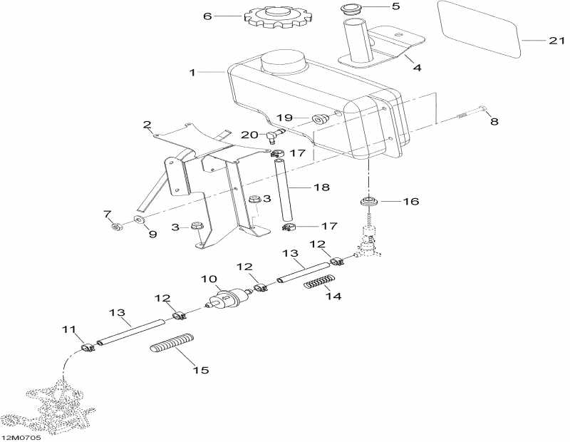 Ski Doo - Oil System