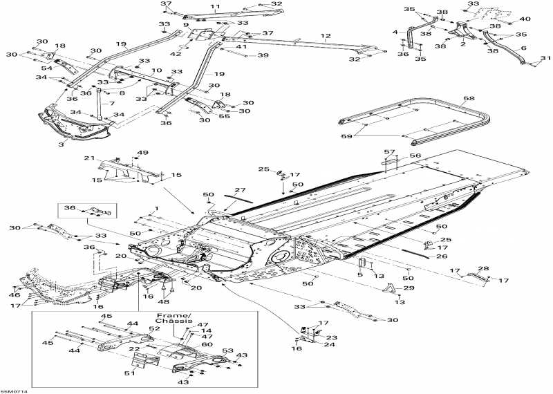  Ski Doo Freestyle Back Country 550F, 2007 -   Components