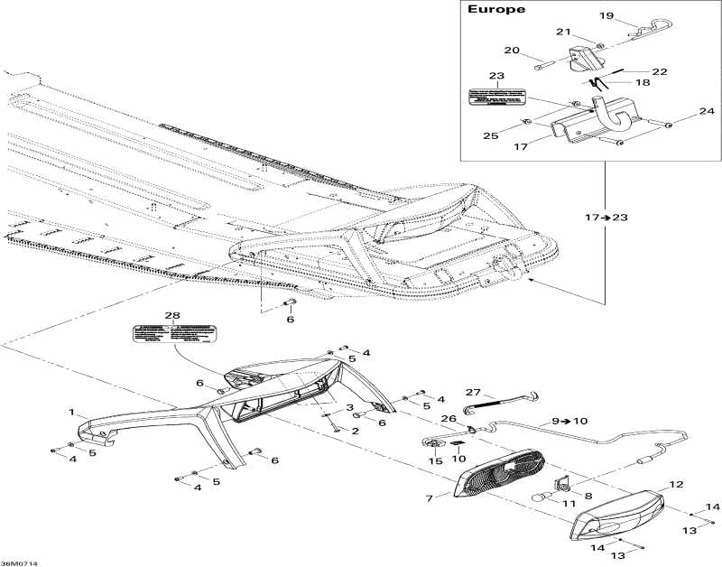  ski-doo Freestyle Back Country 550F, 2007  - Luggage Rack