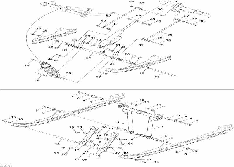 snowmobile Ski Doo GSX LTD 600 HO SDI, 2007  - Front Arm