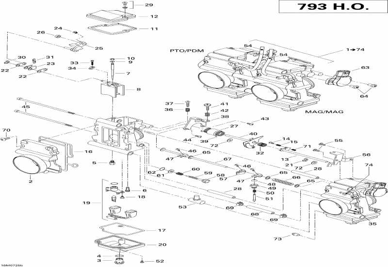 �������� Ski Doo GSX Sport 600 HO SDI, 2007 - Carburetor