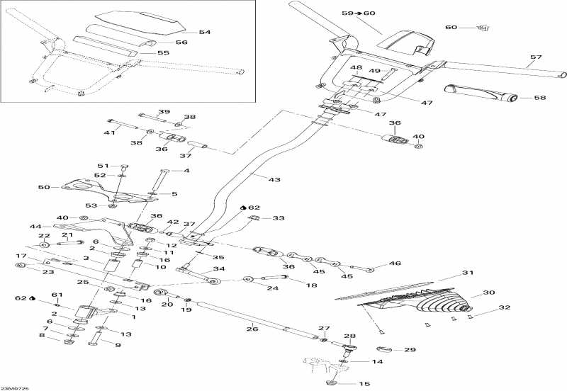 ��������  ������ GSX Sport 600 HO SDI, 2007 - Steering System 600 Ho Sdi