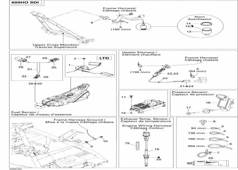  Skidoo GTX LTD 600 HO SDI, 2007  - Electrical Accessories 2, Ltd 600ho Sdi