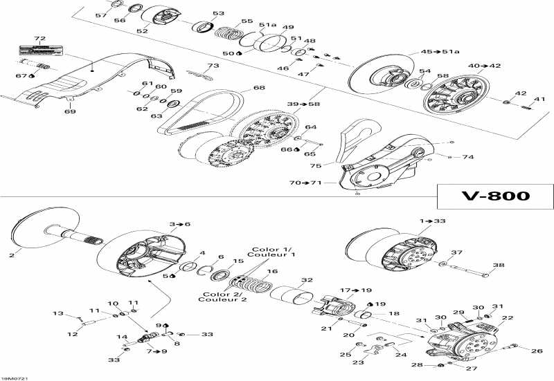 snowmobile - Pulley System