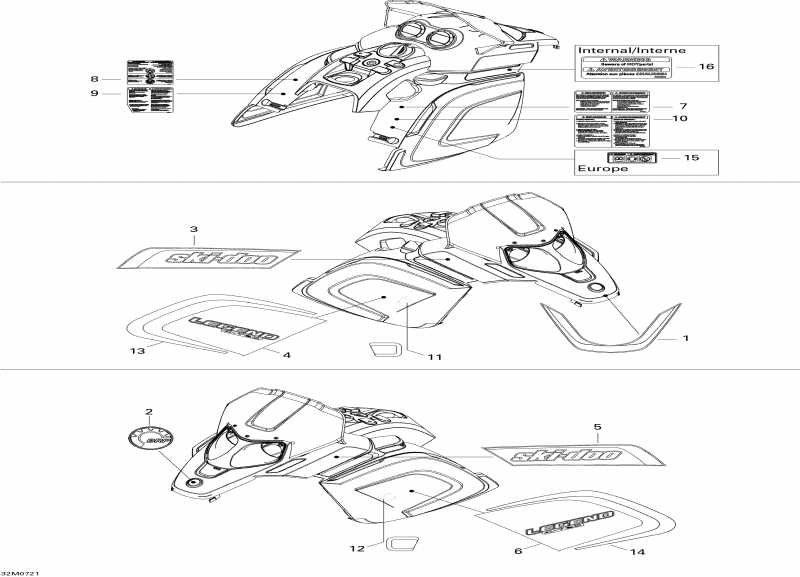  Skidoo Legend Trail V800, 2007 - 