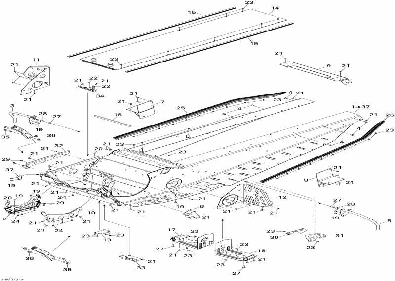 snowmobile ski-doo  Legend Trail V800, 2007 - Frame Trail