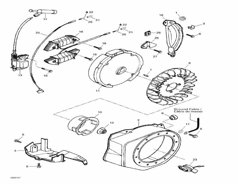 snowmobile  Mini Z, 2007 - Ignition Coil, Cooling System