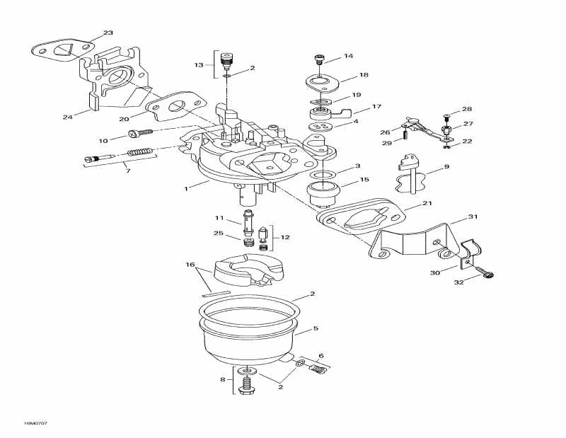  Skidoo Mini Z, 2007 - Carburetor