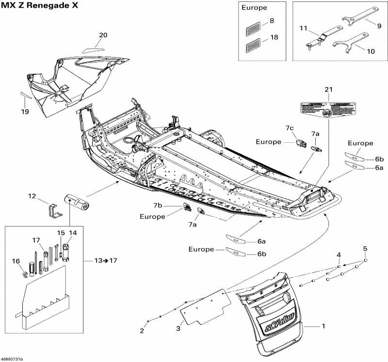 �������� ski-doo MX Z 1000 SDI Renegade RT, 2007 - Utilities Renegade X