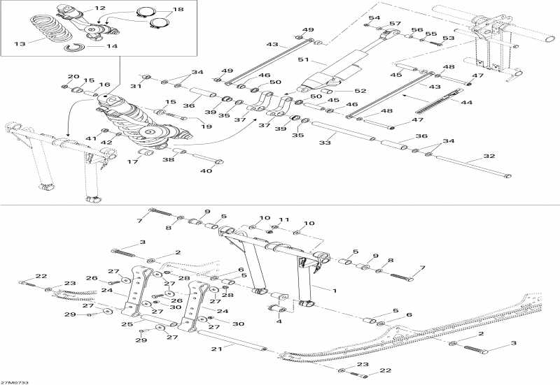  Ski-doo MX Z 440X Racing, 2007 - Front Arm