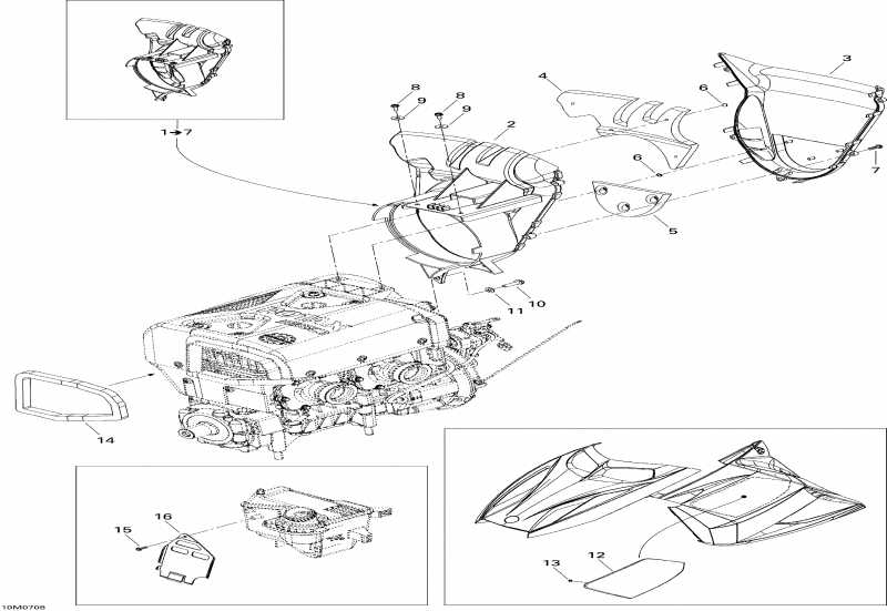 snowmobile   MX Z 550X, 2007 - Cooling System