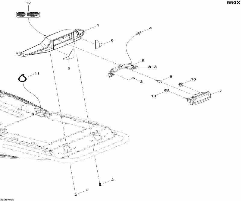    MX Z 550X, 2007 - Luggage Rack 550x