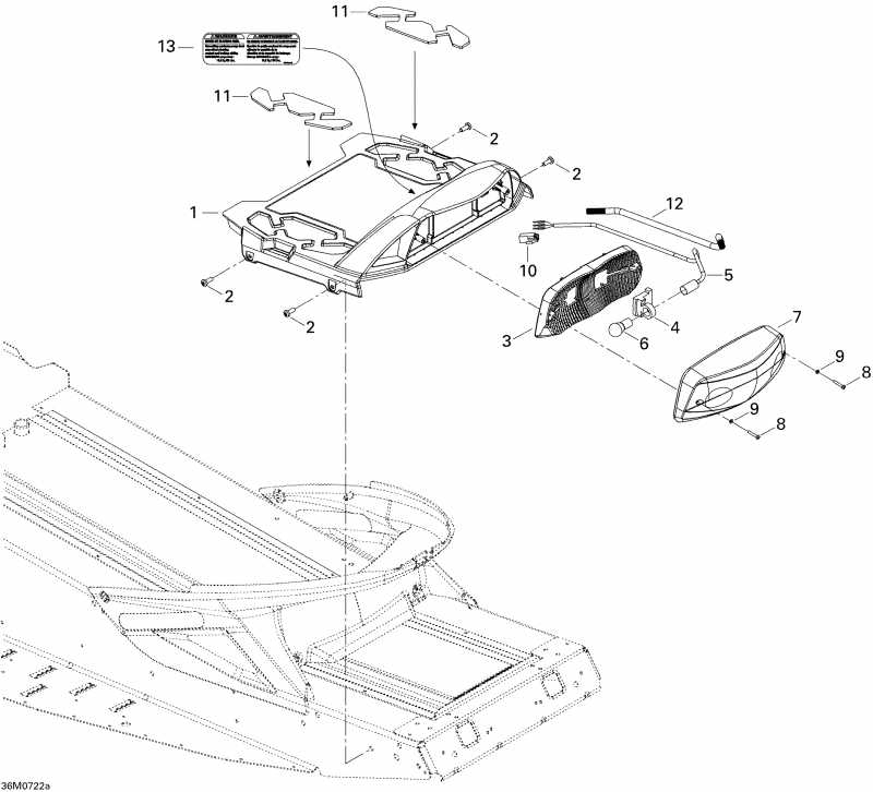 BRP SkiDoo  MX Z Adrenaline 600 HO SDI, 2007 - Luggage Rack