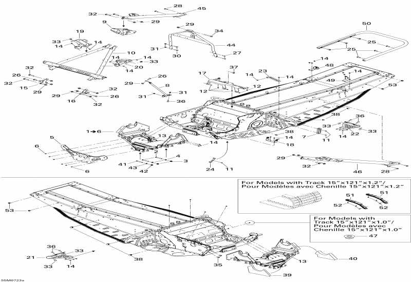 �������� Skidoo MX Z Adrenaline 800 HO PTEK, 2007 - Frame And Components