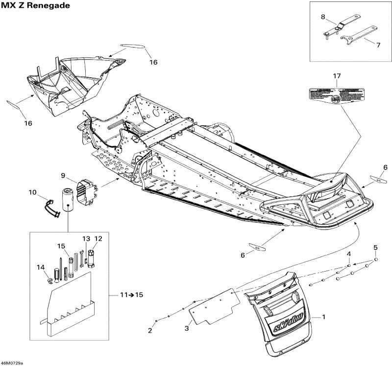 snowmobile BRP MX Z Renegade 600 HO SDI, 2007 - Utilities Ren