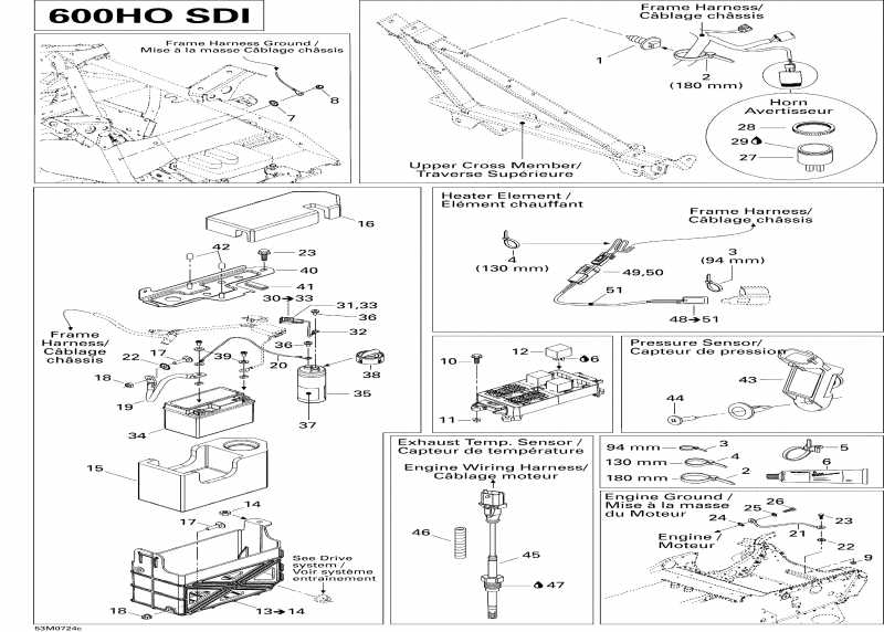  Skidoo MX Z XRS 600 HO SDI, 2007  - Electrical Accessories 2, 600ho Sdi