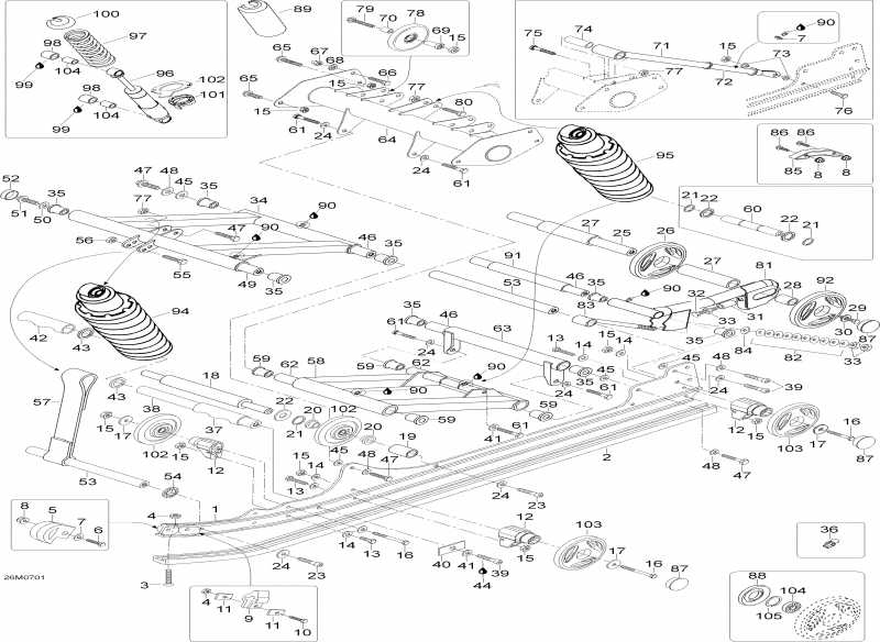����������� Skandic SUV 550F, 2007 - Rear Suspension