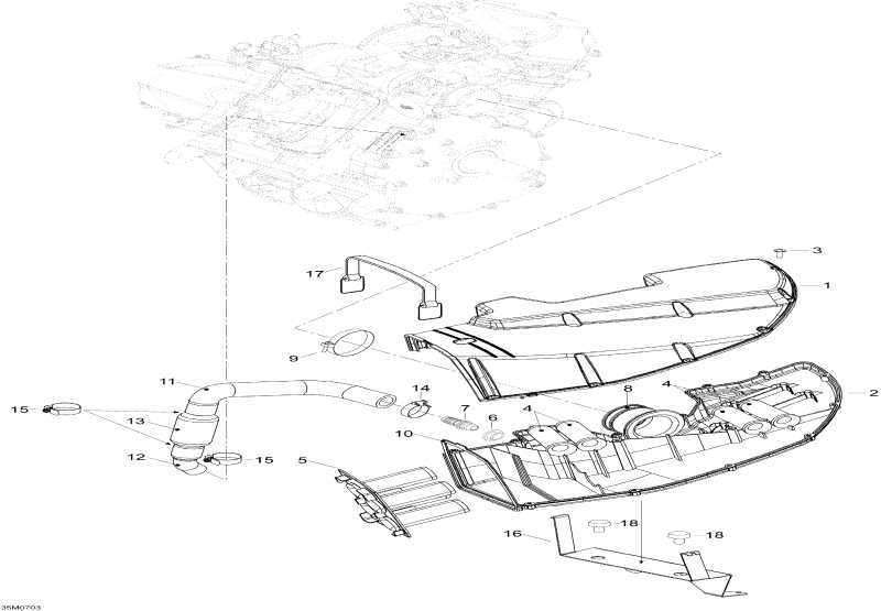 snowmobile Skidoo - Air Intake System