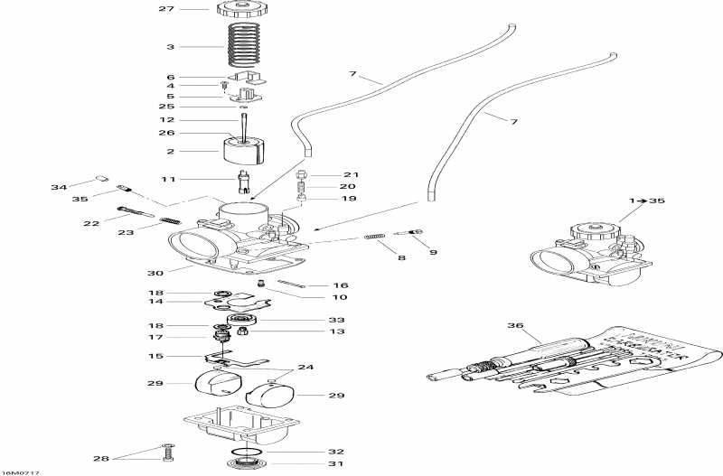    Skandic Tundra 300F, 2007 - Carburetor