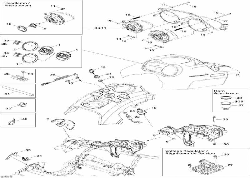  BRP SkiDoo  Skandic Tundra V-800, 2007 - Electrical Accessories