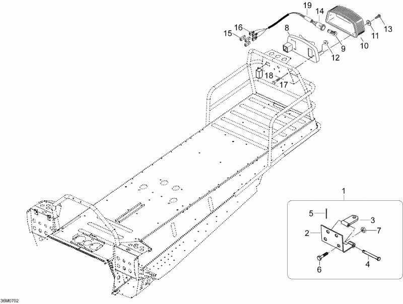   Skandic WT 550F, 2007 - Luggage Rack