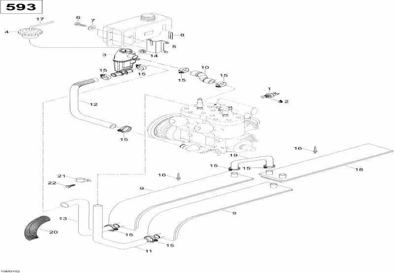  Skidoo Skandic WT 600, 2007  -  System (600)