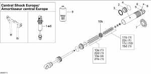 08- Take Apart Shock, Rear  (08- Take Apart Shock, Rear Europe)