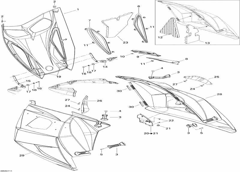  Summit 550F, 2007 - Hood