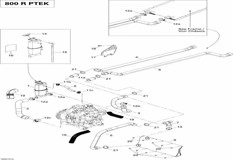  Ski Doo Summit Adrenaline 800R, 2007  - Cooling System (800r)