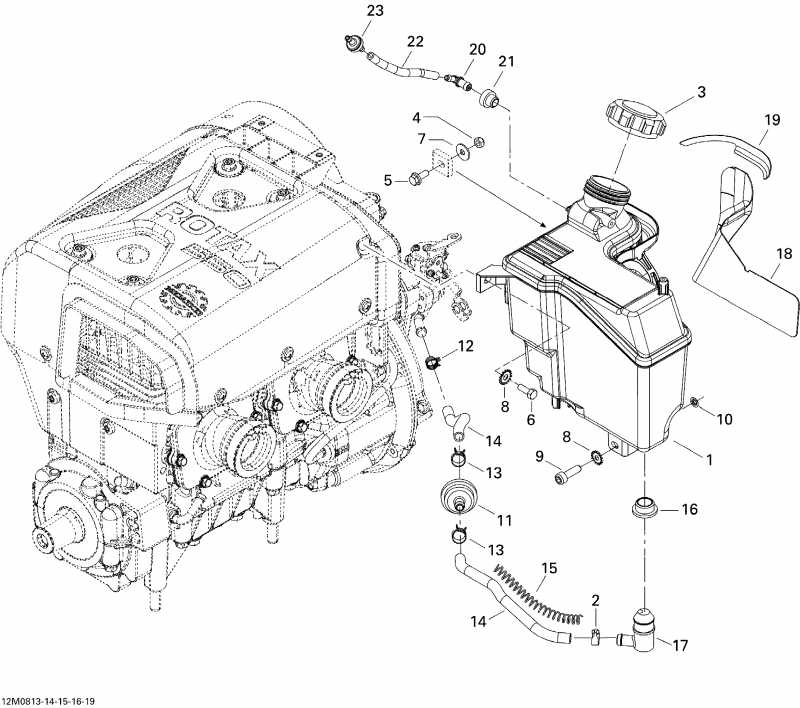 �������� SKIDOO Expedition Sport 550F, 2008 ������ - Oil System
