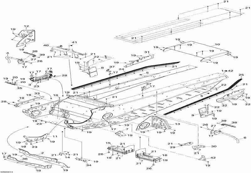  SKIDOO Expedition Sport 550F, 2008 - Frame