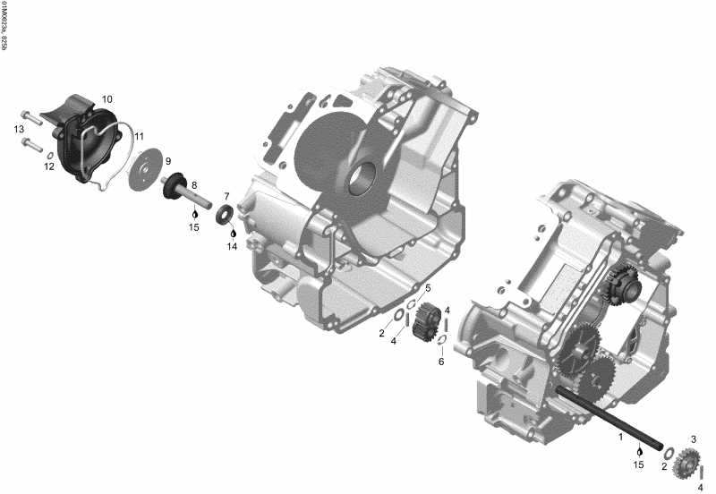  SKIDOO Expedition TUV V800, 2008 - Waterpump