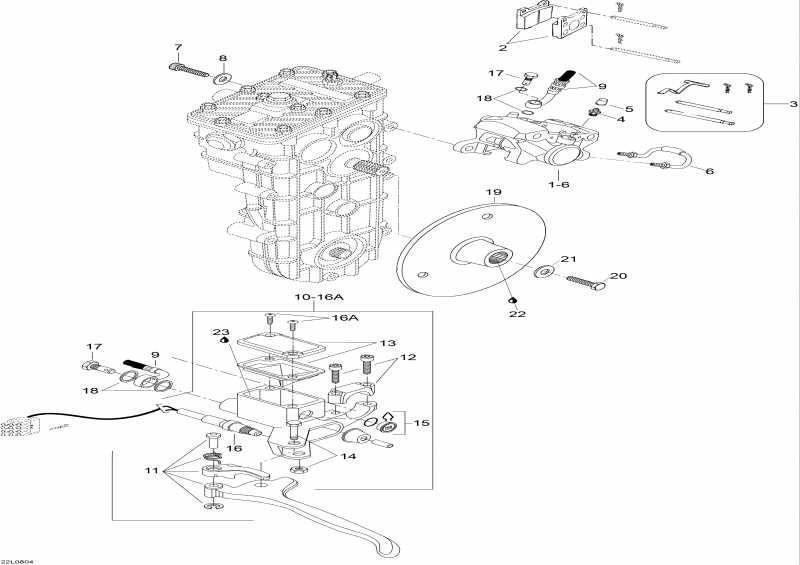 snowmobile ski-doo - Hydraulic Brake