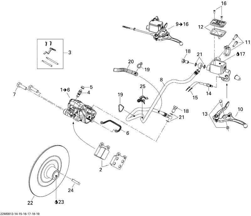 �������� ski-doo ������ Freestyle PARK 550F, 2008 - Hydraulic Brakes